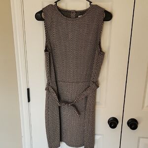 Reformation Monochrome Geometric Mini Dress